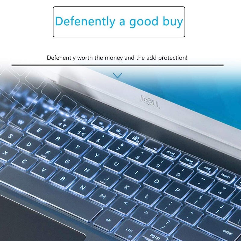 MUBUY-GOL Keyboard Cover for Dell Gaming G15 5510 5515 5520 5521 5525 5530 5535, Inspiron 15 17 7706 7790 7791 7500 7501 7506 7590 7591 3501 3505 3502 5501 5502 5505 5508 5509 5584 5593 5593 5598, Vostro 15 - Image 4